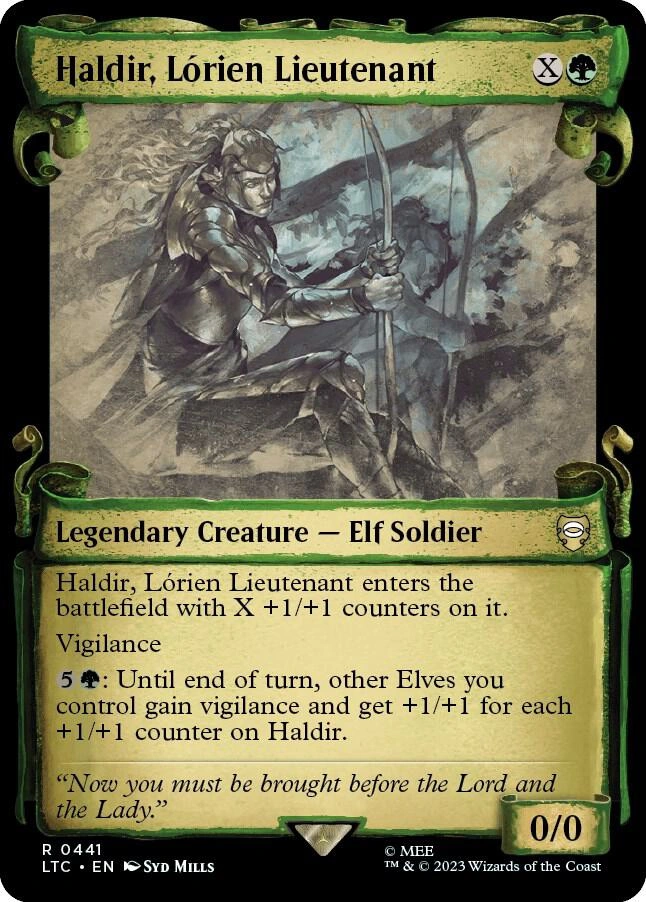 Haldir, Lorien Lieutenant (Showcase Scrolls) Foil