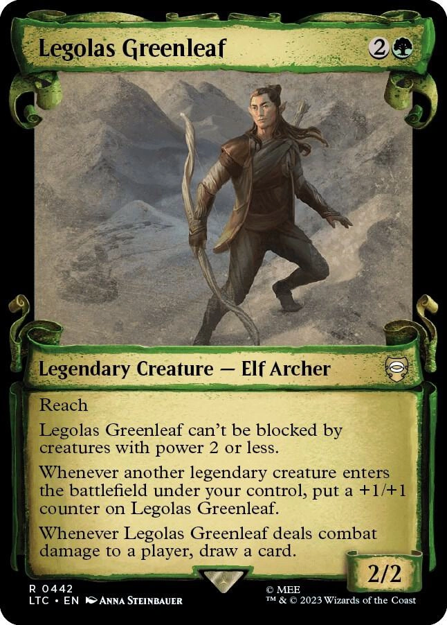 Legolas Greenleaf (Showcase Scrolls) Foil