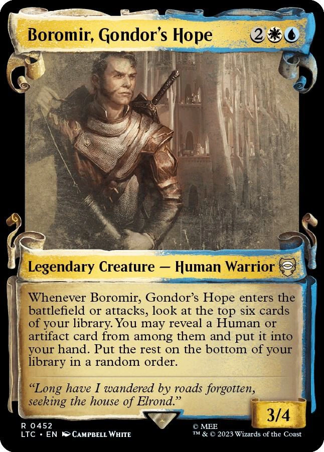 Boromir, Gondor's Hope (Showcase Scrolls) Foil