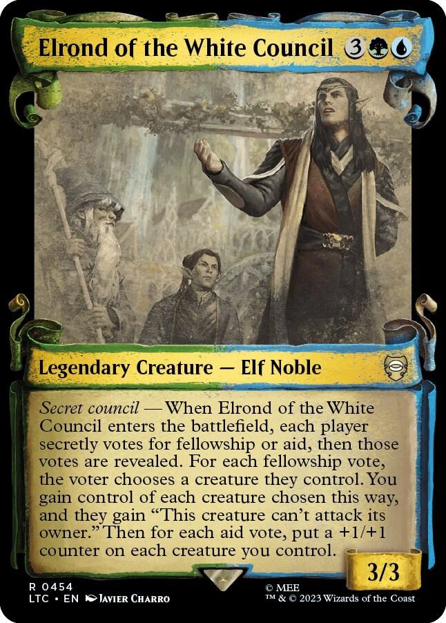 Elrond of the White Council (Showcase Scrolls) Foil