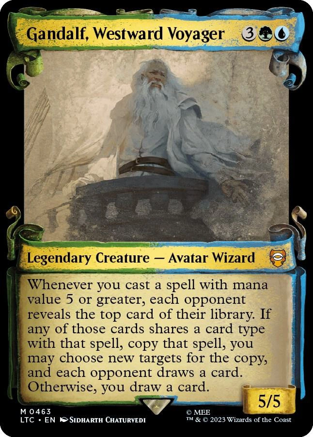 Gandalf, Westward Voyager (Showcase Scrolls) Foil