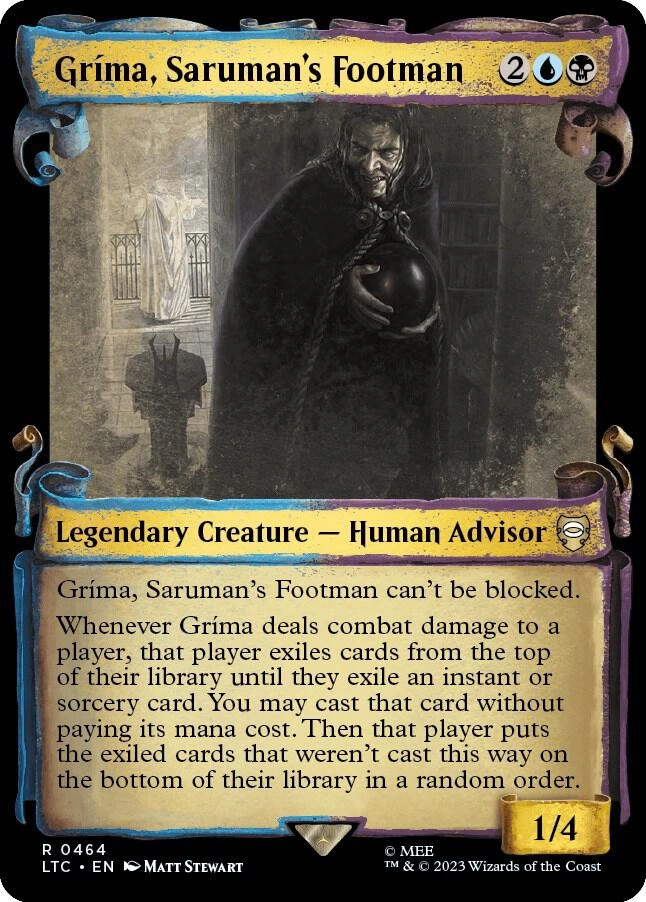 Grima, Saruman's Footman (Showcase Scrolls)