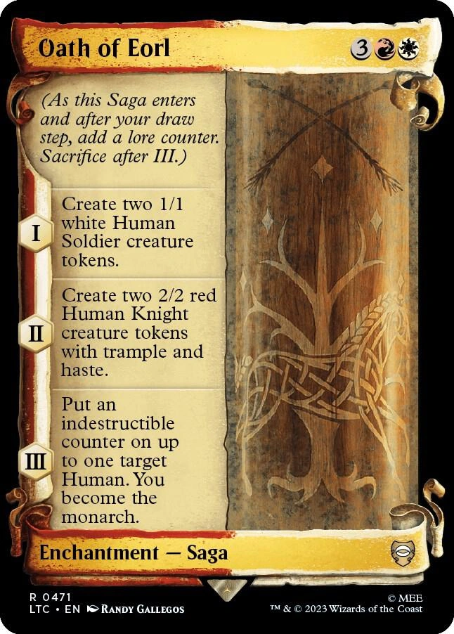 Oath of Eorl (Showcase Scrolls) Foil