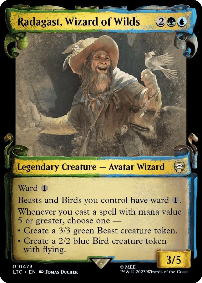 Radagast, Wizard of Wilds (Showcase Scrolls) Foil