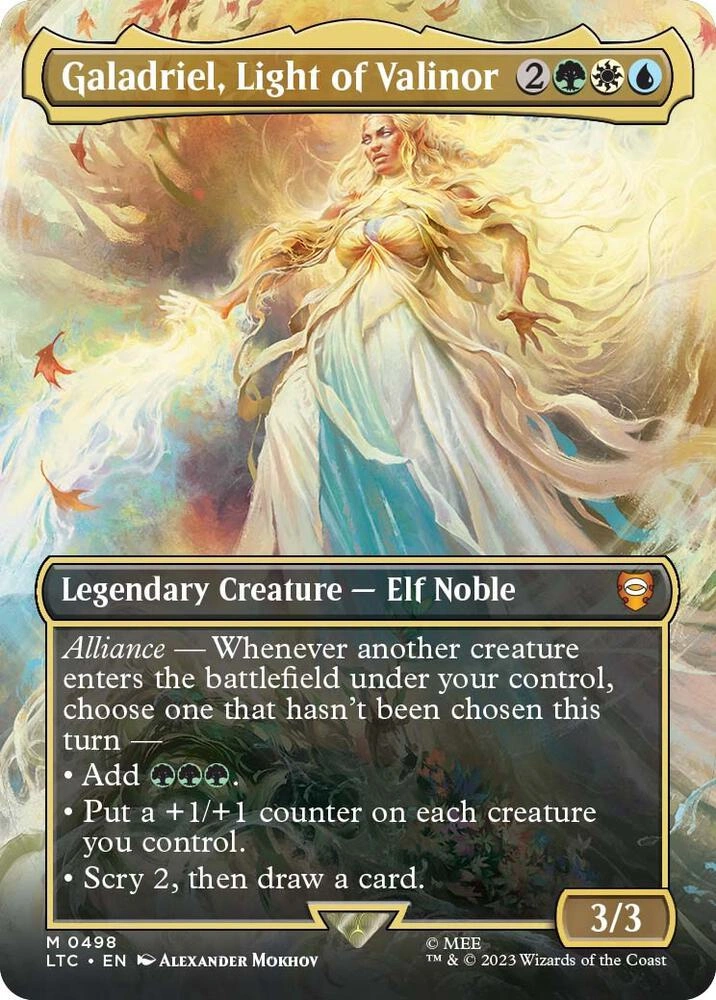 Galadriel, Light of Valinor (Borderless) Foil