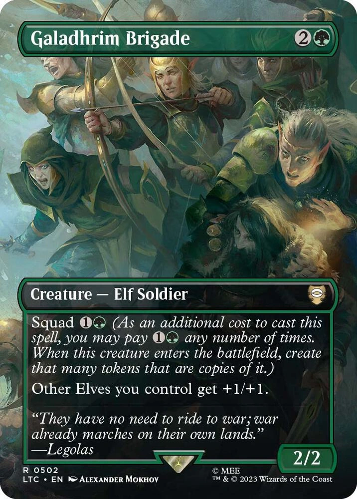 Galadhrim Brigade (Borderless) Foil