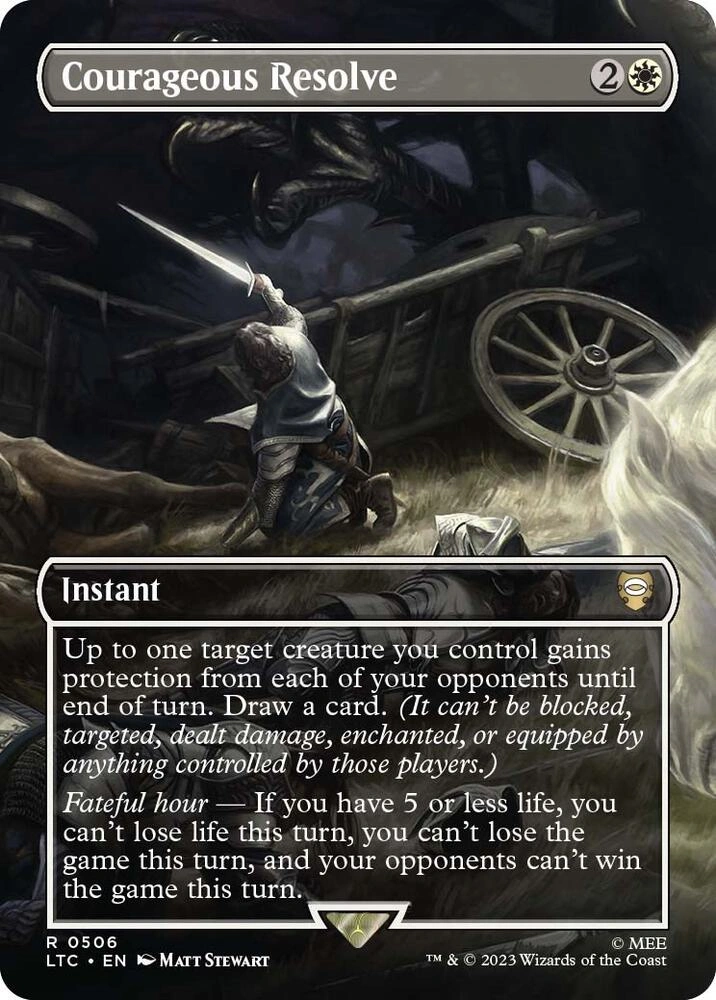 Courageous Resolve (Borderless) Foil