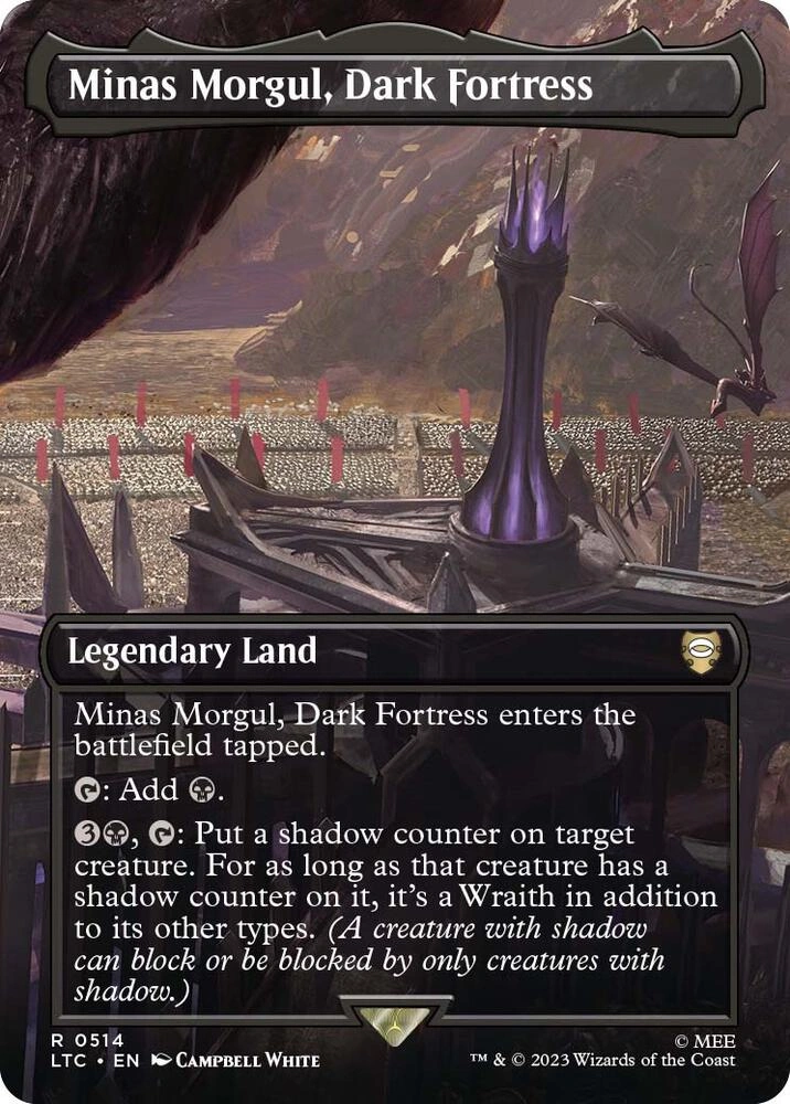 Minas Morgul, Dark Fortress (Borderless) Foil