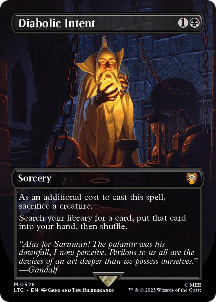 Diabolic Intent (Borderless) Foil