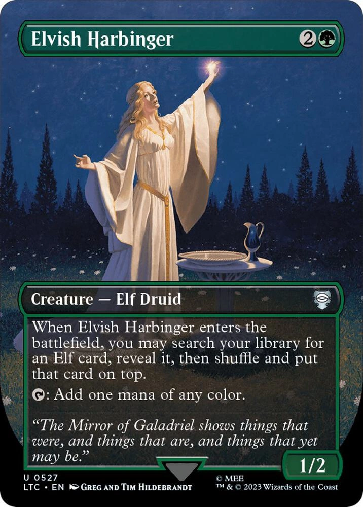 Elvish Harbinger (Borderless) Foil
