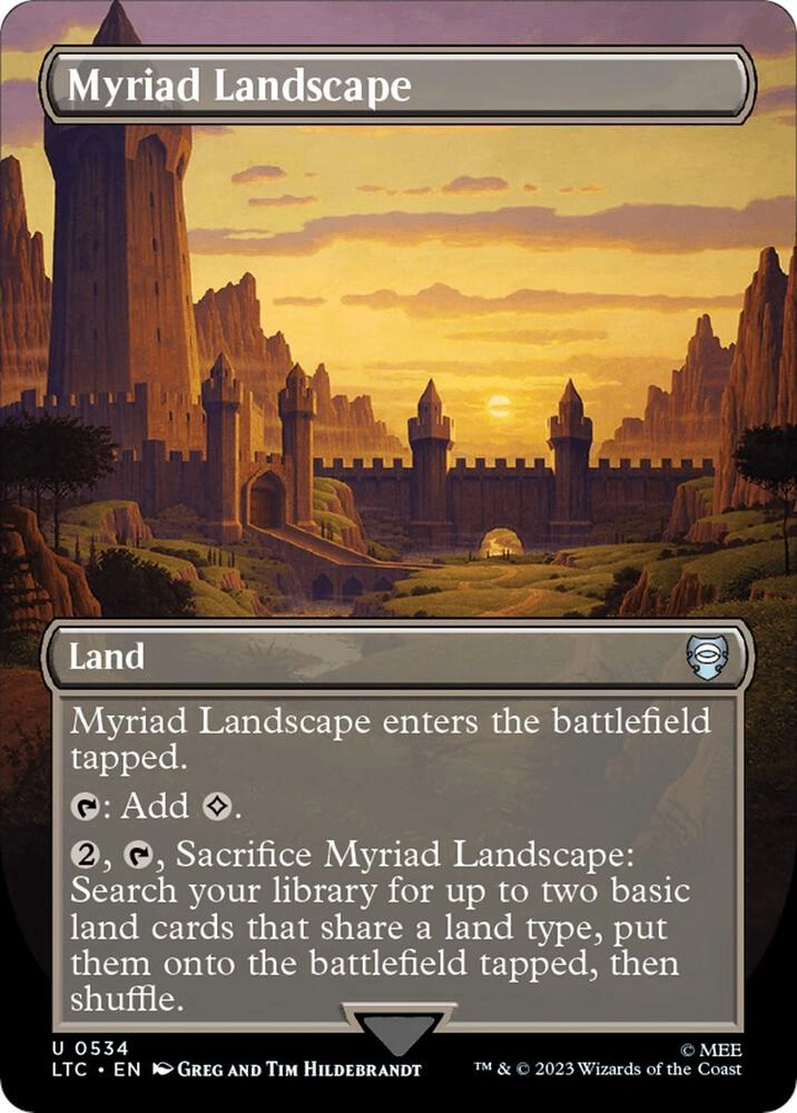 Myriad Landscape (Borderless) Foil