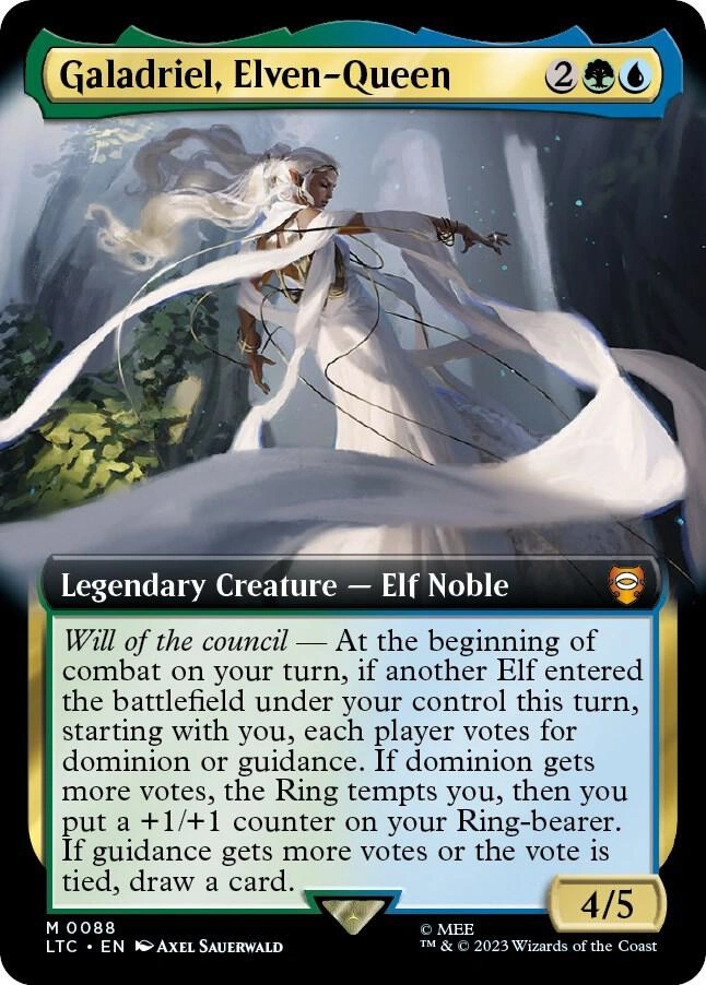 Galadriel, Elven-Queen (Extended Art) Foil
