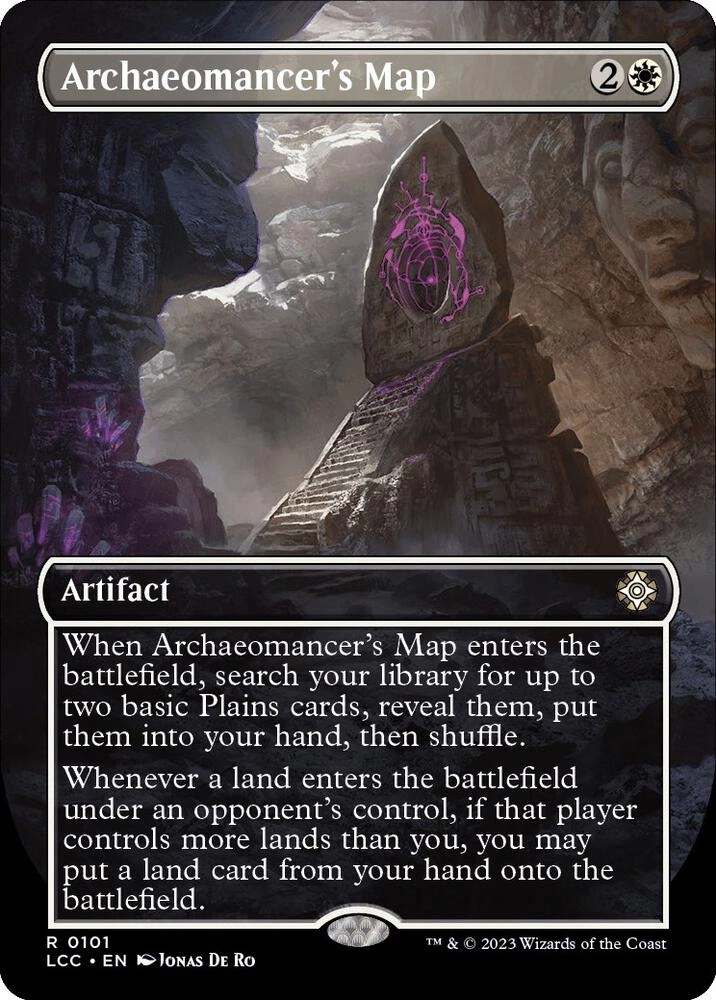 Archaeomancer's Map (Borderless) Foil