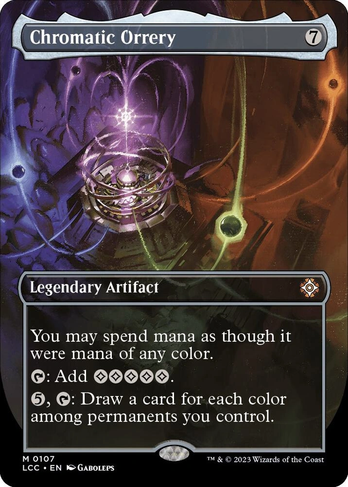 Chromatic Orrery (Borderless) Foil