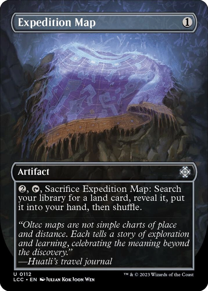 Expedition Map (Borderless) Foil