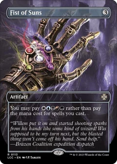 Fist of Suns (Borderless) Foil 113