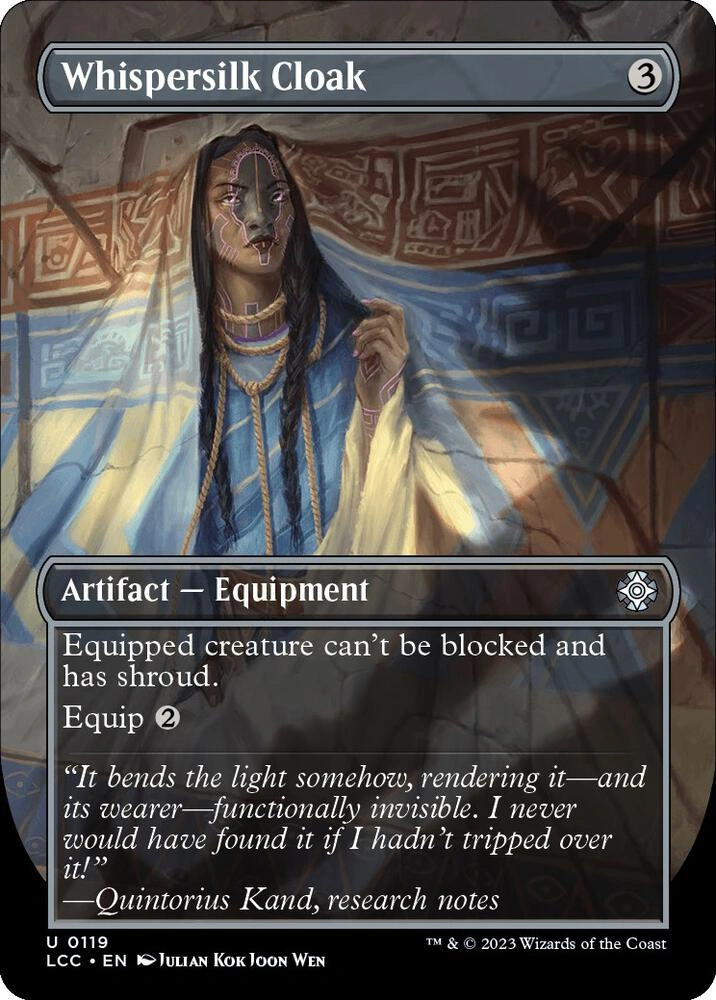 Whispersilk Cloak (Borderless) Foil