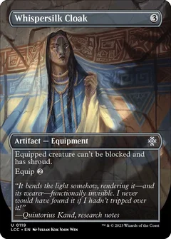 Whispersilk Cloak (Borderless) Foil 119