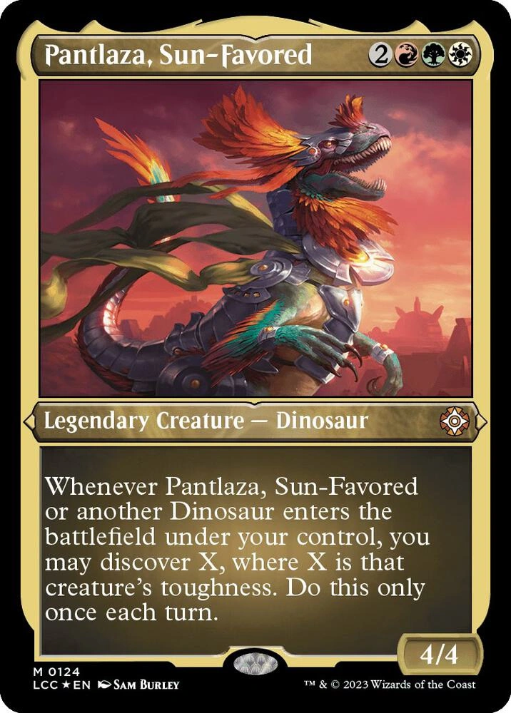 Pantlaza, Sun-Favored (Display Commander) - Thick Stock Foil