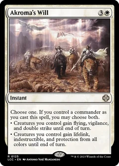 Akroma's Will 125