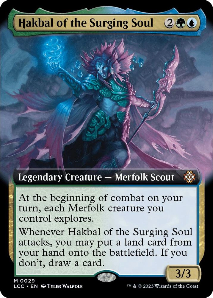 Hakbal of the Surging Soul (Extended Art) Foil