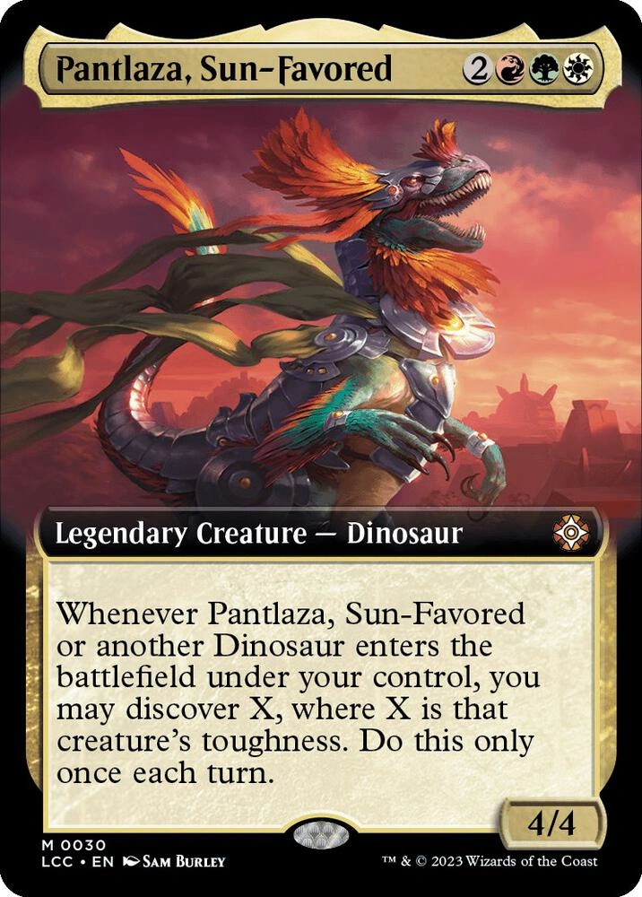 Pantlaza, Sun-Favored (Extended Art) Foil