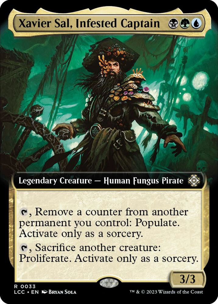 Xavier Sal, Infested Captain (Extended Art) Foil