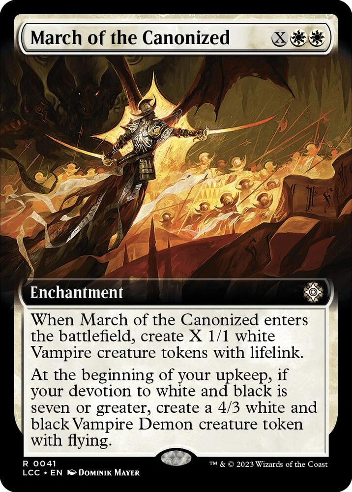 March of the Canonized (Extended Art)