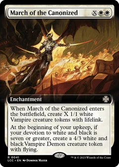 March of the Canonized (Extended Art) 41