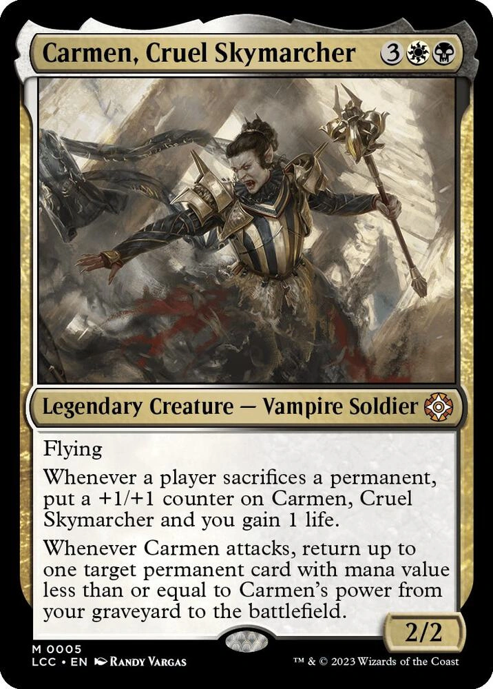 Carmen, Cruel Skymarcher Foil