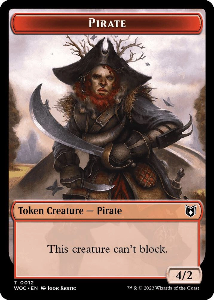 Pirate // Pegasus Double-Sided Token