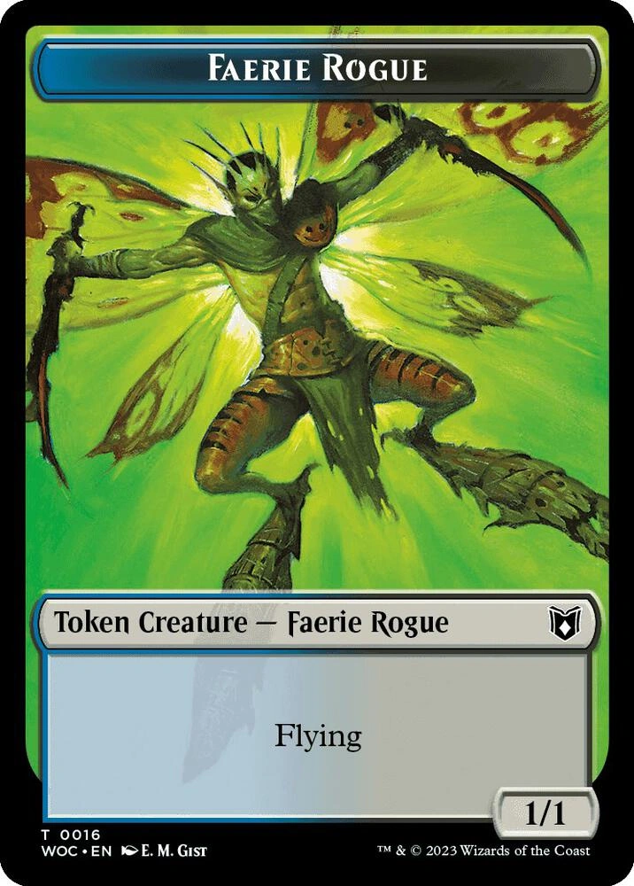 Faerie Rogue (0016) // Faerie Double-Sided Token