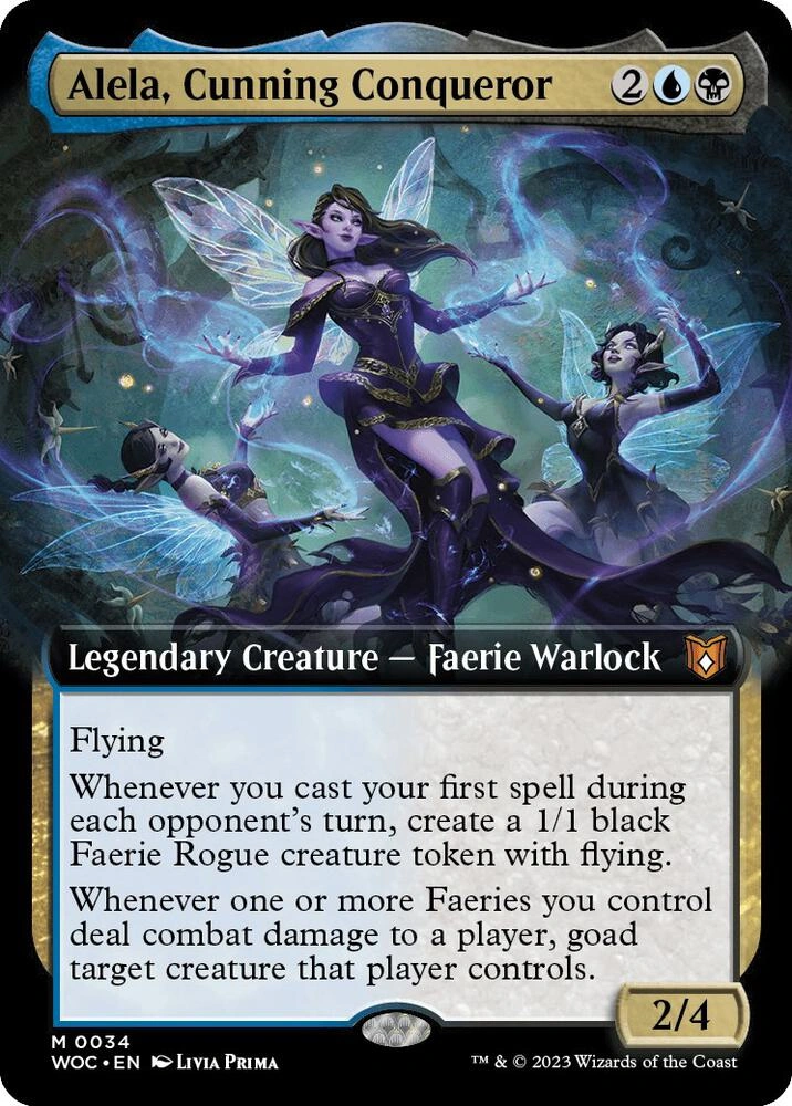 Alela, Cunning Conqueror (Extended Art) Foil