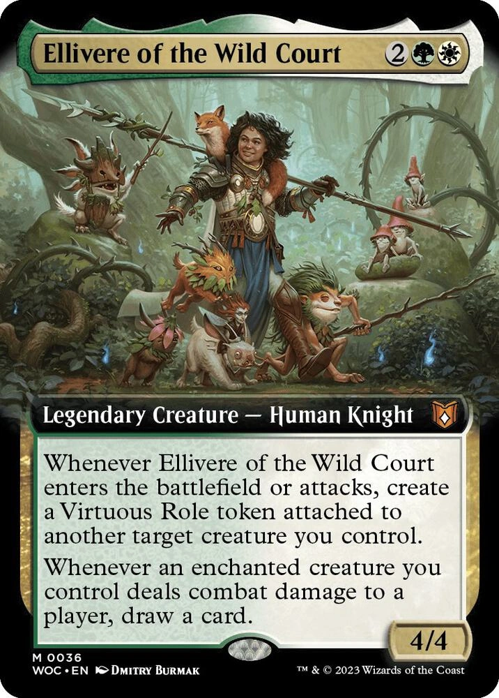 Ellivere of the Wild Court (Extended Art) Foil