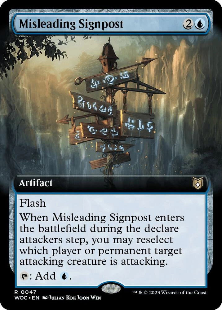 Misleading Signpost (Extended Art)