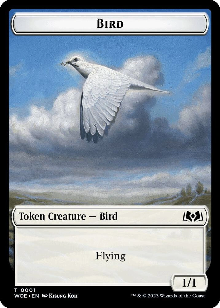 Bird // Human Double-Sided Token