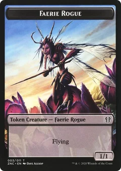 Faerie Rogue // Goblin Rogue Double-Sided Token 3 // 5