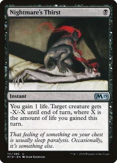 Nightmare's Thirst Foil 111