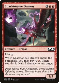 Sparktongue Dragon Foil 159