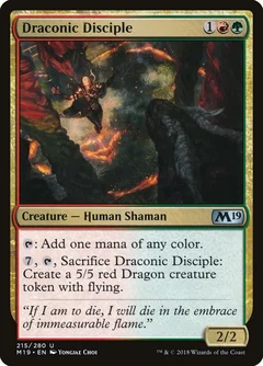 Draconic Disciple Foil 215