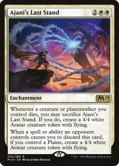 Ajani's Last Stand Foil 4