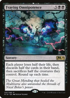 Fraying Omnipotence Foil 97