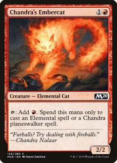 Chandra's Embercat Foil 129
