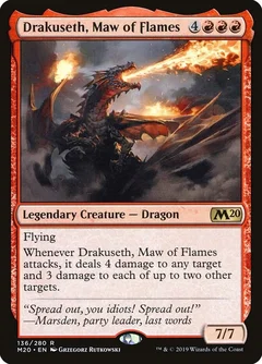 Drakuseth, Maw of Flames Foil 136