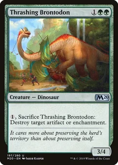 Thrashing Brontodon Foil 197