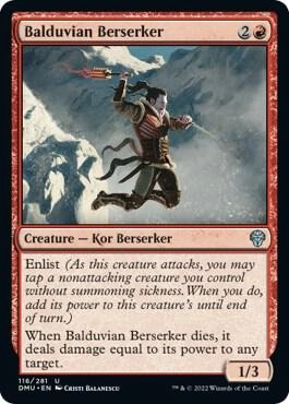 Balduvian Berserker Foil