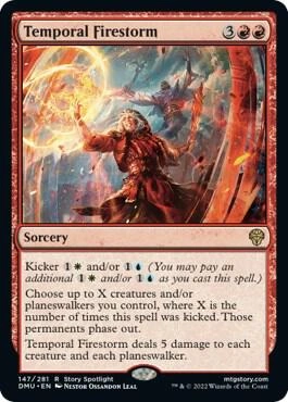 Temporal Firestorm Foil