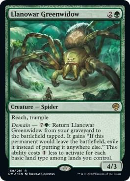 Llanowar Greenwidow Foil