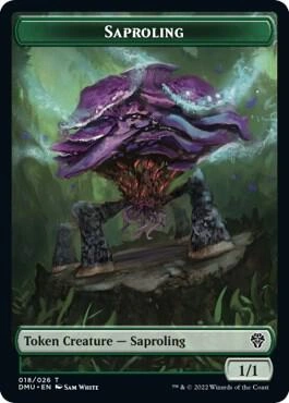 Saproling // Zombie Double-Sided Token Foil