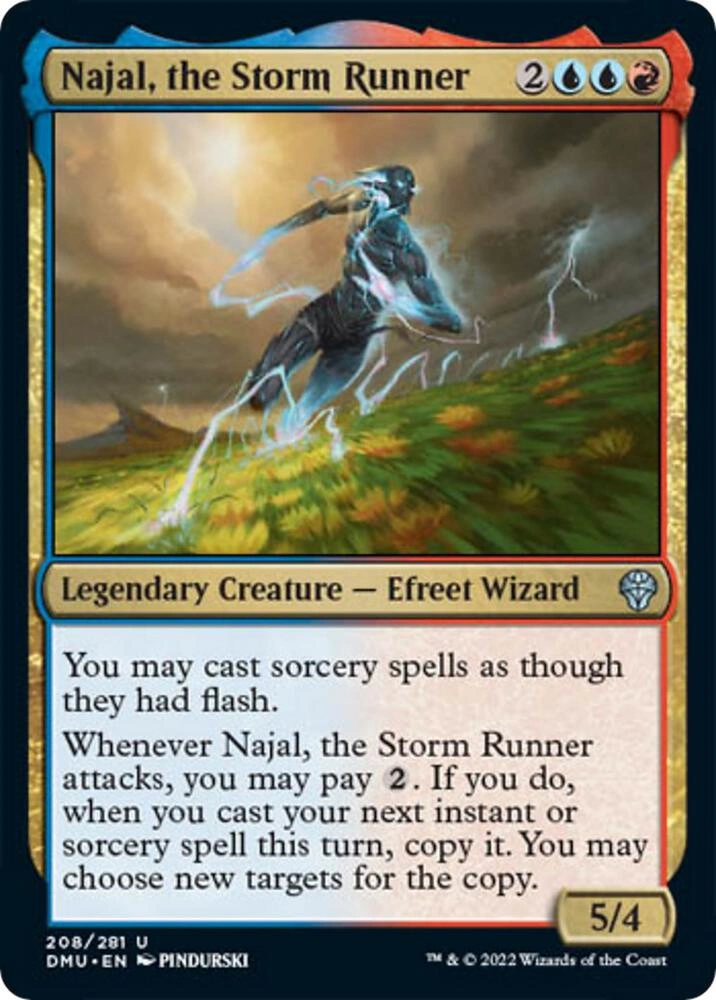 Najal, the Storm Runner Foil